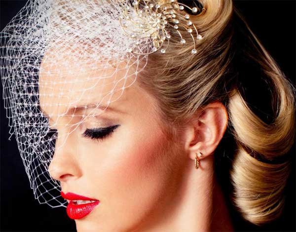 Vintage wedding hair